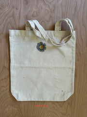 Flower Power Canvas Tote