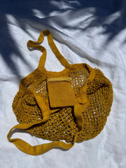 Flower Dyed Market Tote